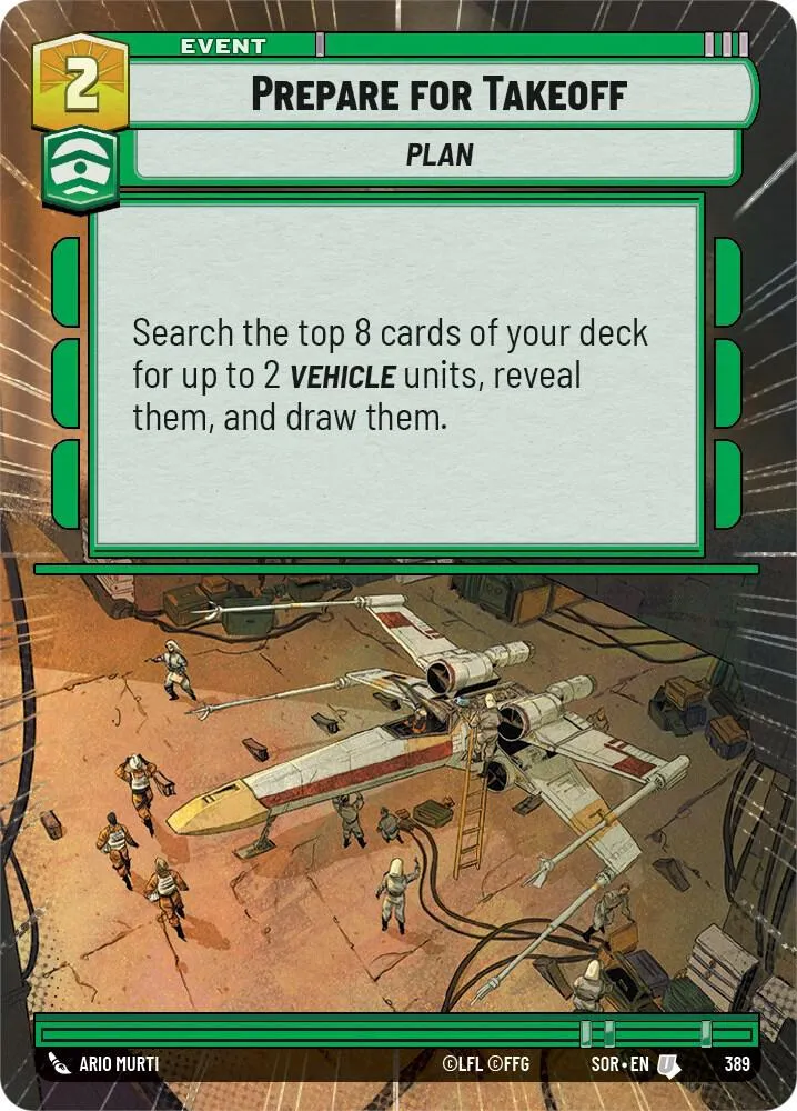 Prepare for Takeoff — Spark of Rebellion — Star Wars: Unlimited