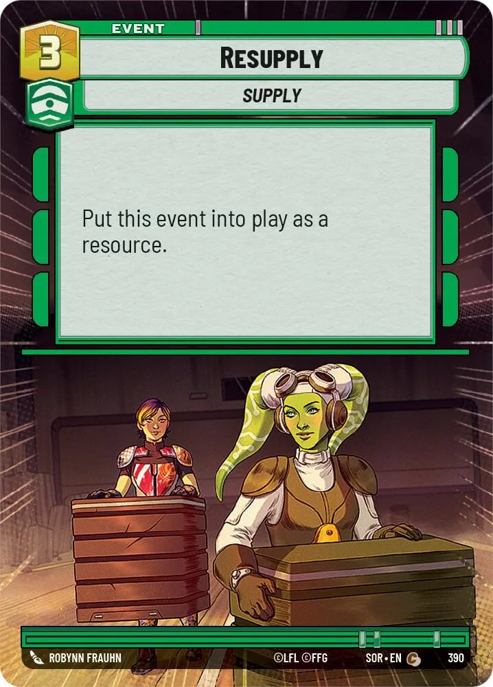 Resupply from Spark of Rebellion - Star Wars: Unlimited