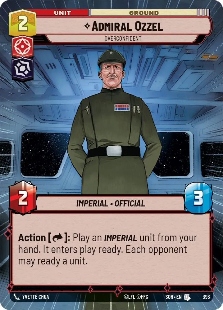 Admiral Ozzel - Overconfident — Spark of Rebellion — Star Wars: Unlimited