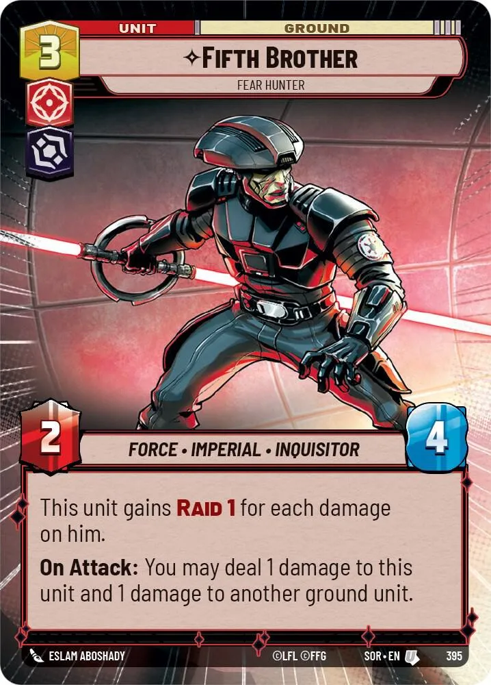Fifth Brother - Fear Hunter — Spark of Rebellion — Star Wars: Unlimited