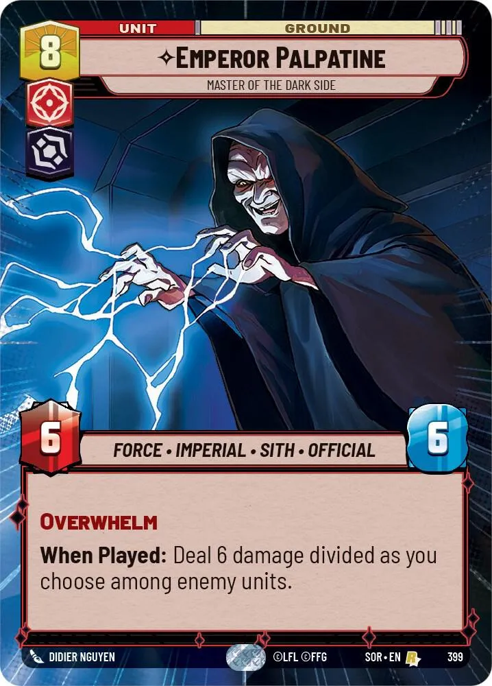 Emperor Palpatine - Master of the Dark Side — Spark of Rebellion — Star Wars: Unlimited