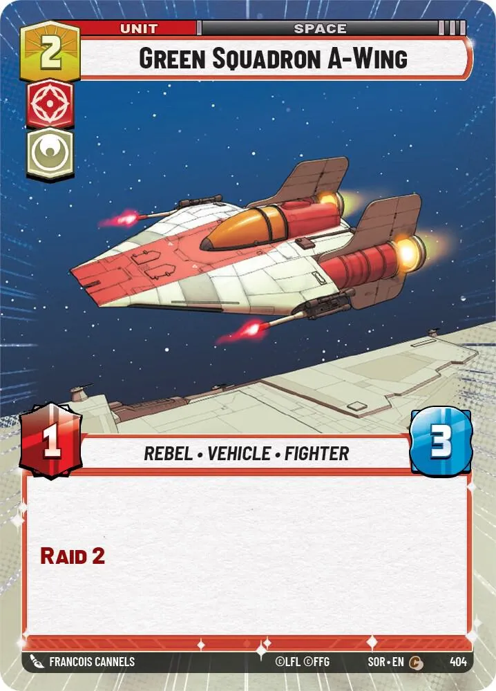 Green Squadron A-Wing — Spark of Rebellion — Star Wars: Unlimited