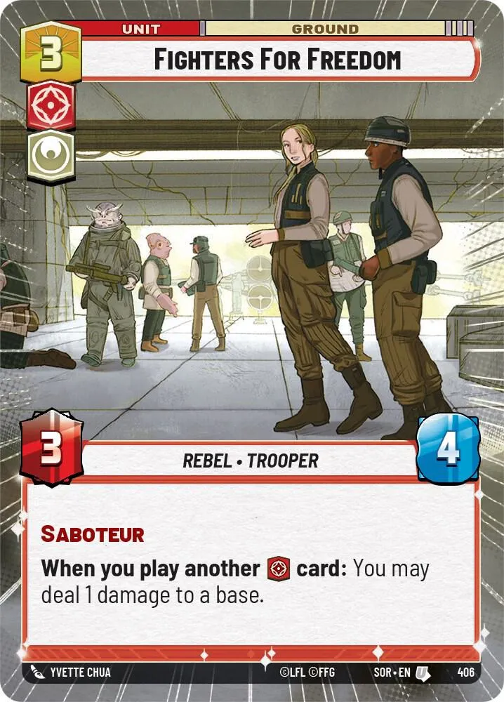 Fighters For Freedom — Spark of Rebellion — Star Wars: Unlimited
