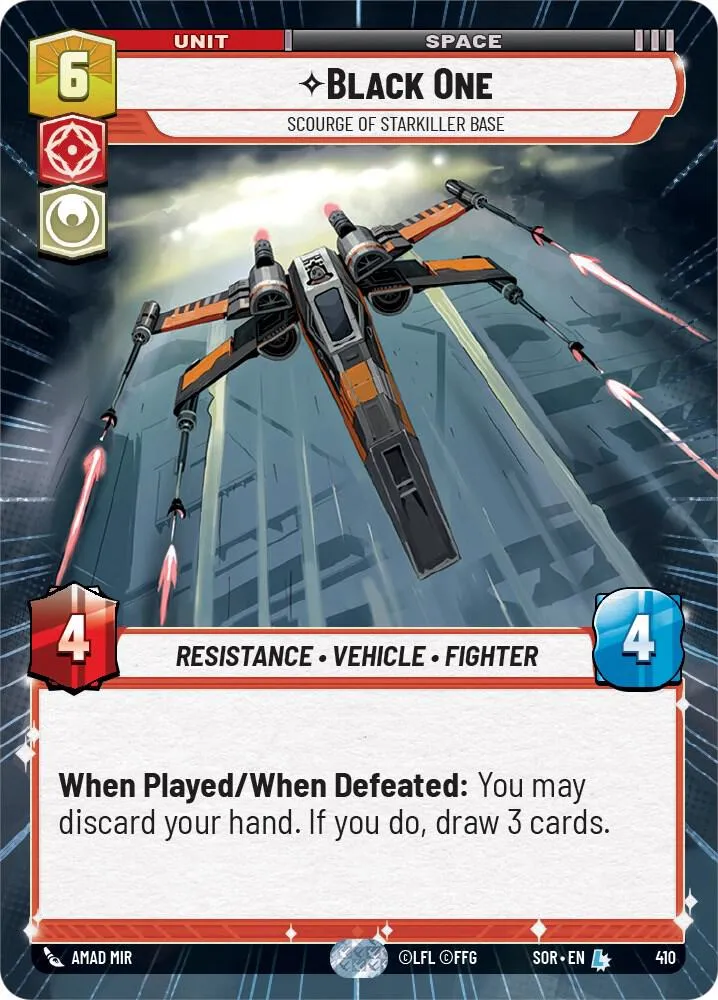 Black One - Scourge of Starkiller Base — Spark of Rebellion — Star Wars: Unlimited