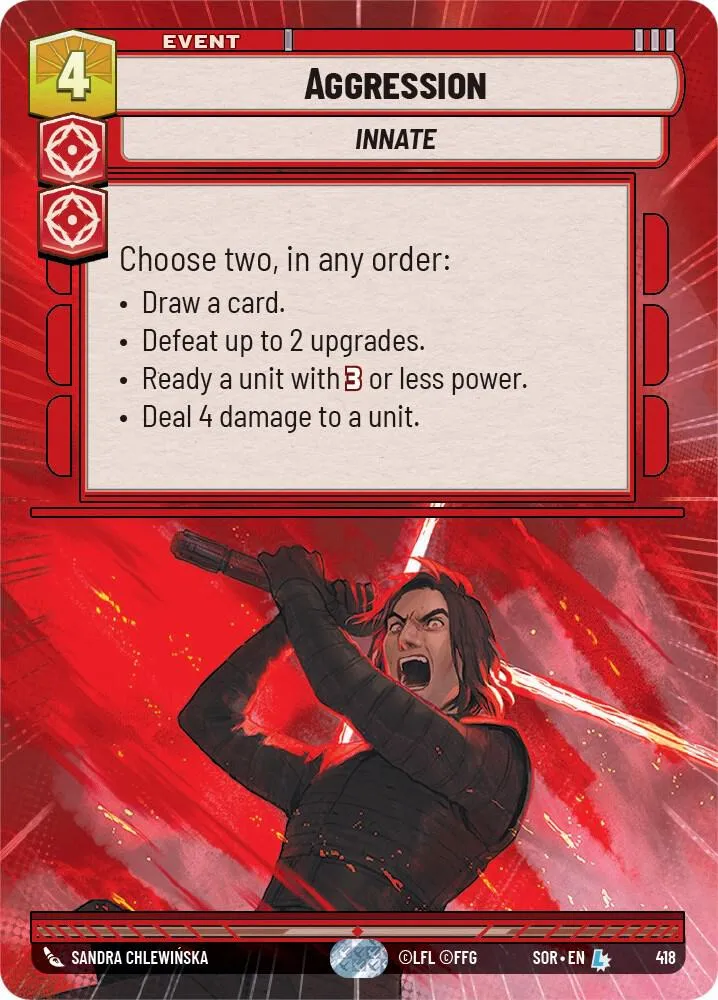 Aggression — Spark of Rebellion — Star Wars: Unlimited