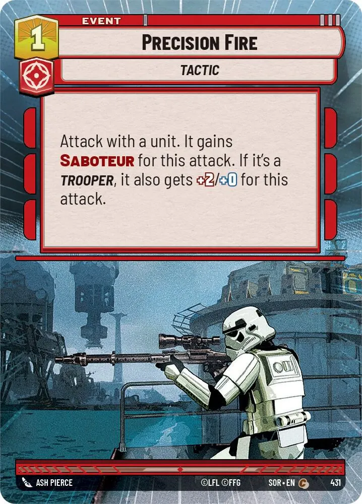 Precision Fire — Spark of Rebellion — Star Wars: Unlimited