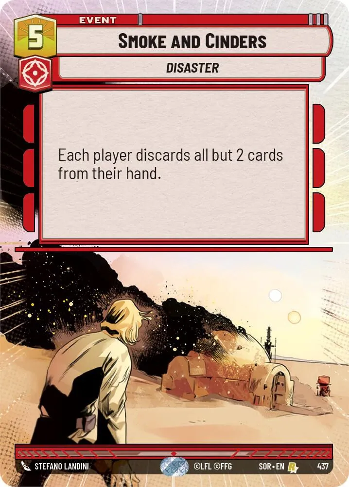 Smoke and Cinders — Spark of Rebellion — Star Wars: Unlimited