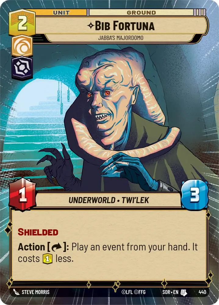 Bib Fortuna - Jabba's Majordomo — Spark of Rebellion — Star Wars: Unlimited