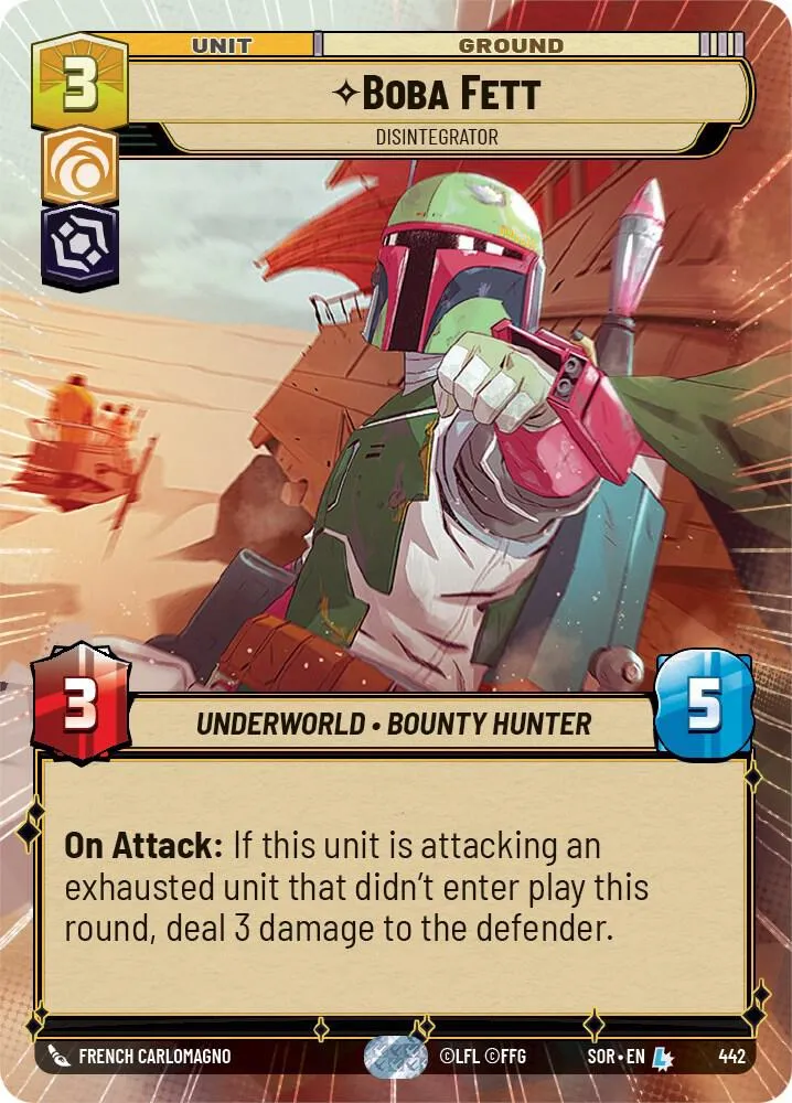 Boba Fett - Disintegrator — Spark of Rebellion — Star Wars: Unlimited