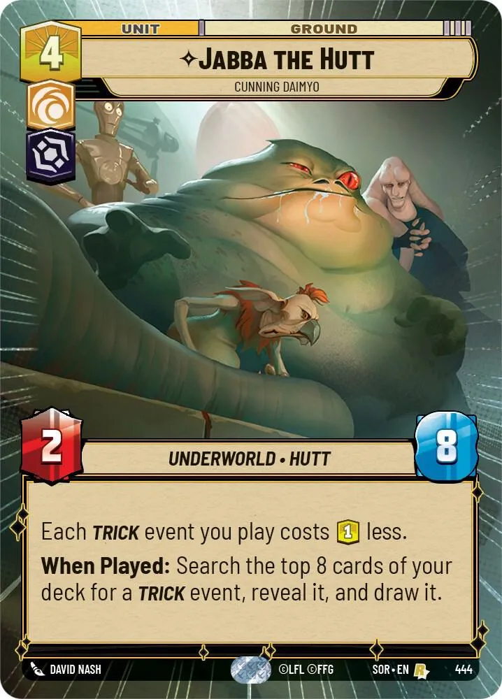 Jabba the Hutt - Cunning Daimyo — Spark of Rebellion — Star Wars: Unlimited