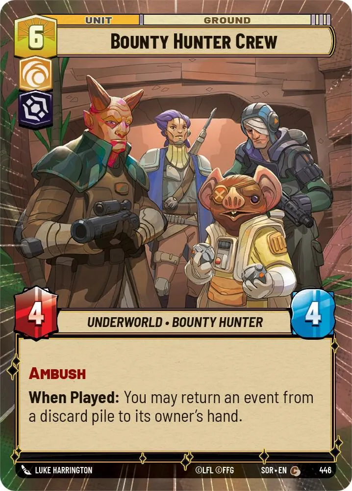 Bounty Hunter Crew — Spark of Rebellion — Star Wars: Unlimited
