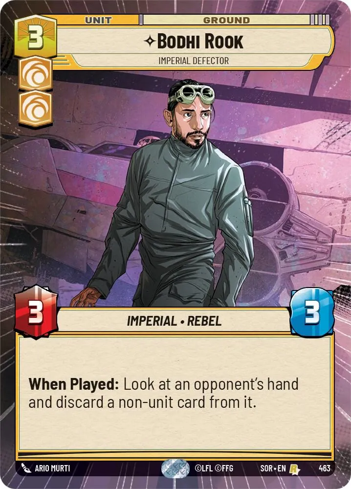 Bodhi Rook - Imperial Defector — Spark of Rebellion — Star Wars: Unlimited