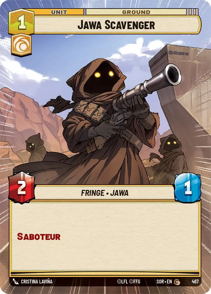 Jawa Scavenger — Spark of Rebellion — Star Wars: Unlimited