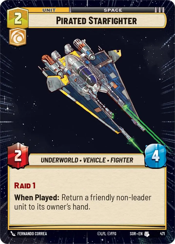 Pirated Starfighter — Spark of Rebellion — Star Wars: Unlimited