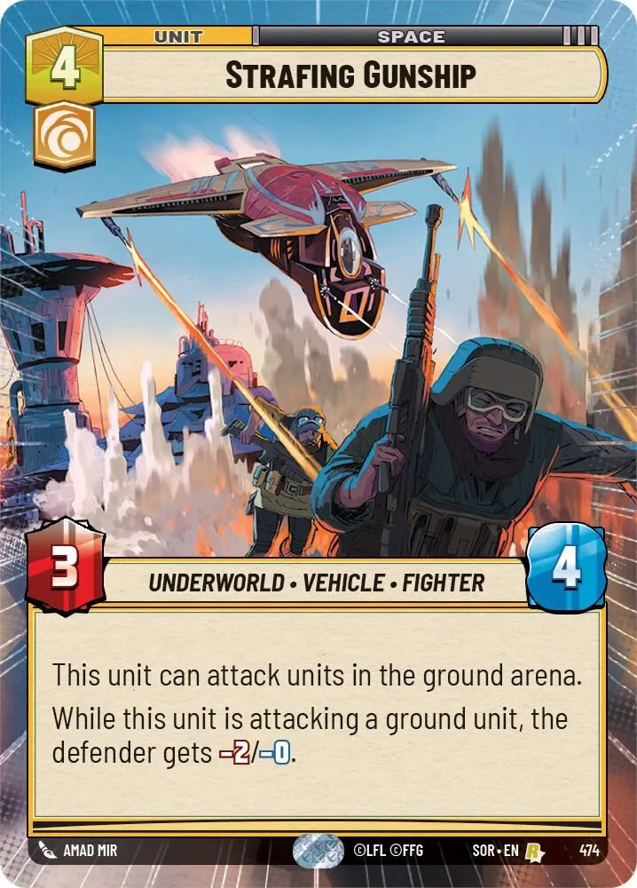 Strafing Gunship — Spark of Rebellion — Star Wars: Unlimited