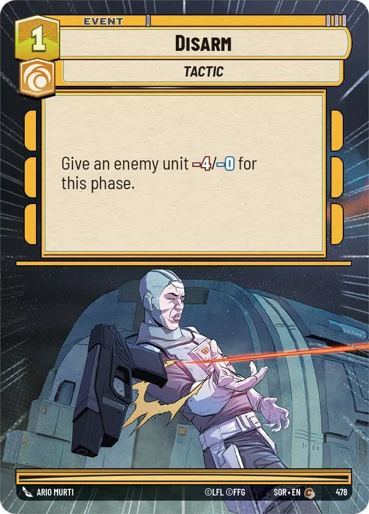 Disarm — Spark of Rebellion — Star Wars: Unlimited