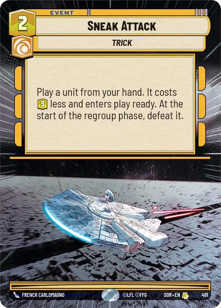 Sneak Attack — Spark of Rebellion — Star Wars: Unlimited