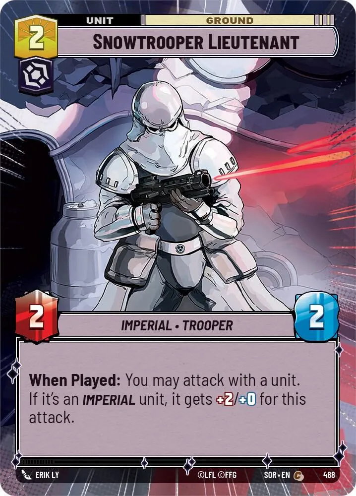 Snowtrooper Lieutenant — Spark of Rebellion — Star Wars: Unlimited