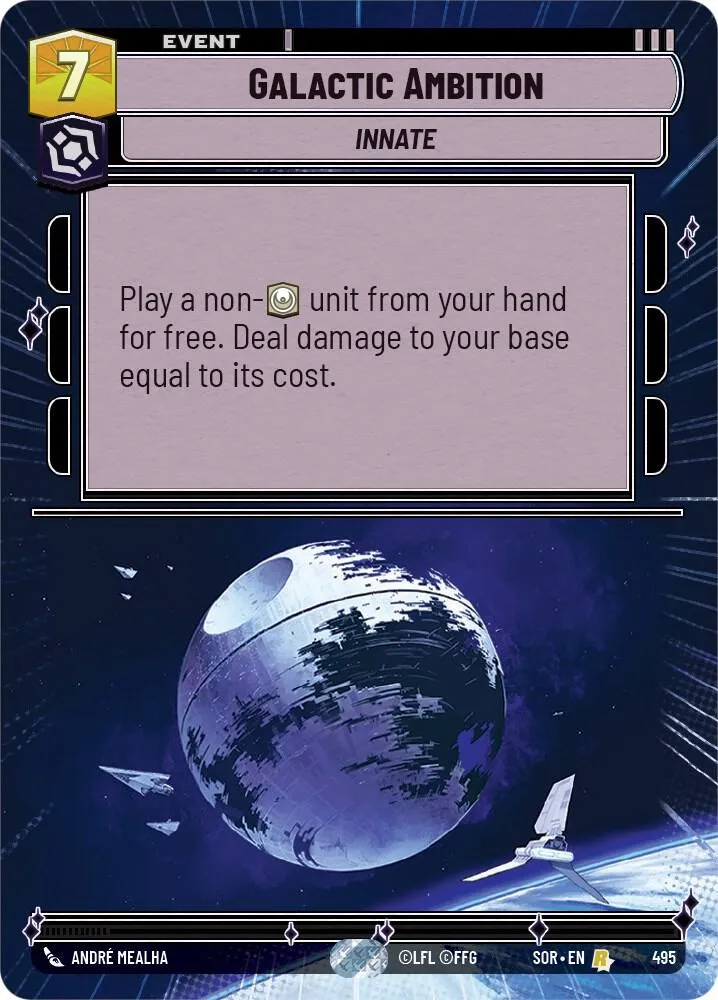 Galactic Ambition — Spark of Rebellion — Star Wars: Unlimited