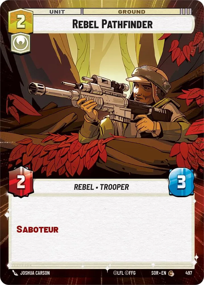Rebel Pathfinder — Spark of Rebellion — Star Wars: Unlimited