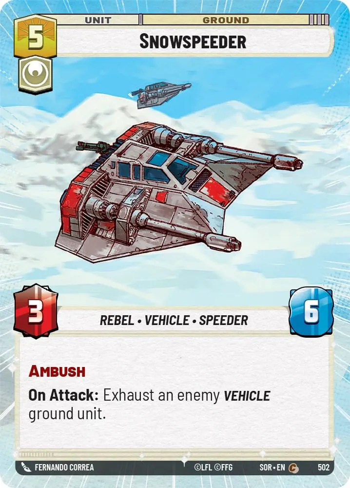 Snowspeeder — Spark of Rebellion — Star Wars: Unlimited