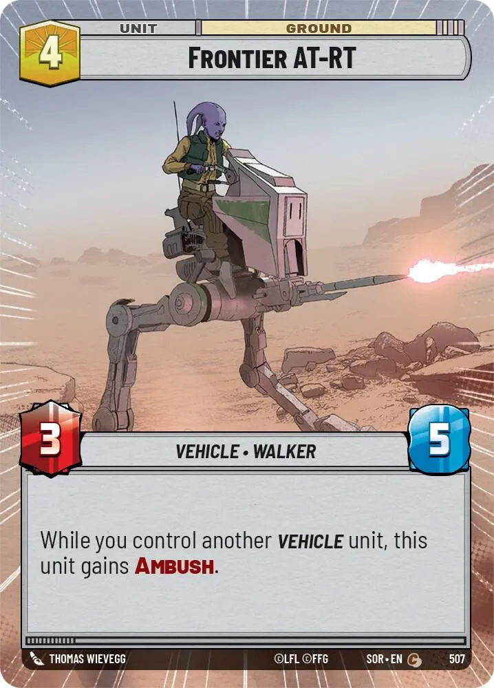 Frontier AT-RT — Spark of Rebellion — Star Wars: Unlimited