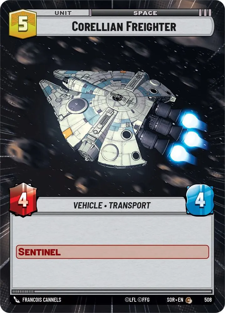 Corellian Freighter — Spark of Rebellion — Star Wars: Unlimited