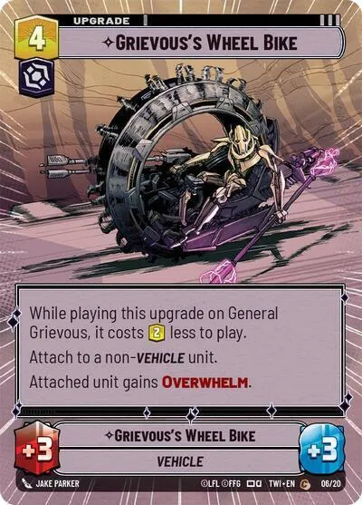 Grievous's Wheel Bike — Twilight of the Republic: Weekly Play Promos — Star Wars: Unlimited