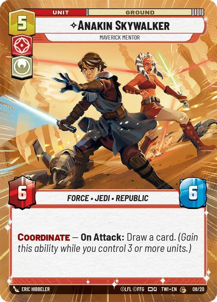 Anakin Skywalker - Maverick Mentor from Twilight of the Republic: Weekly Play Promos - Star Wars: Unlimited