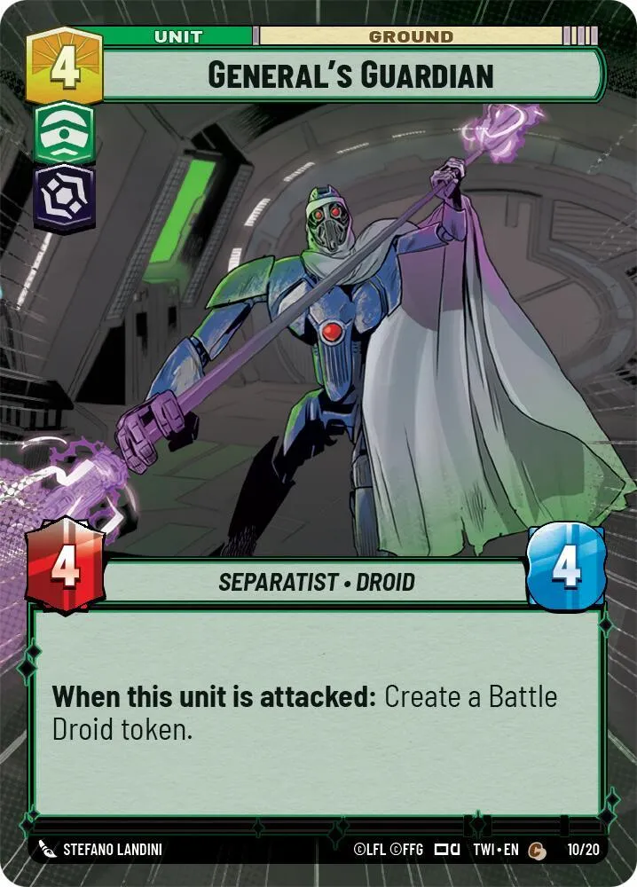 General's Guardian from Twilight of the Republic: Weekly Play Promos - Star Wars: Unlimited
