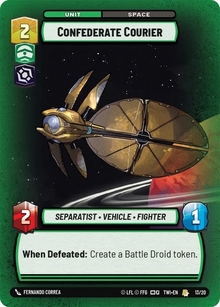 Messager Confédéré — Twilight of the Republic: Weekly Play Promos — Star Wars: Unlimited