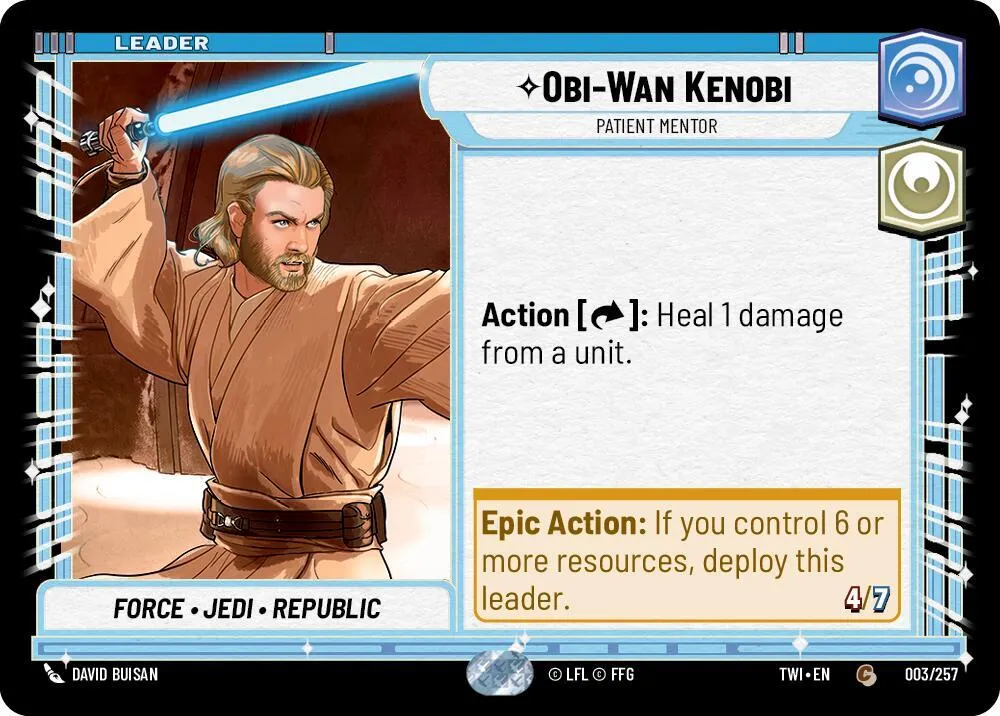 Obi-Wan Kenobi - Patient Mentor — Twilight of the Republic — Star Wars: Unlimited