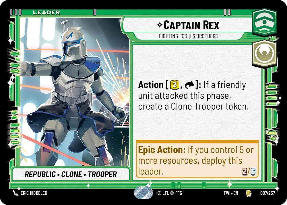Capitaine Rex - Combat Pour Ses Frères — Twilight of the Republic — Star Wars: Unlimited