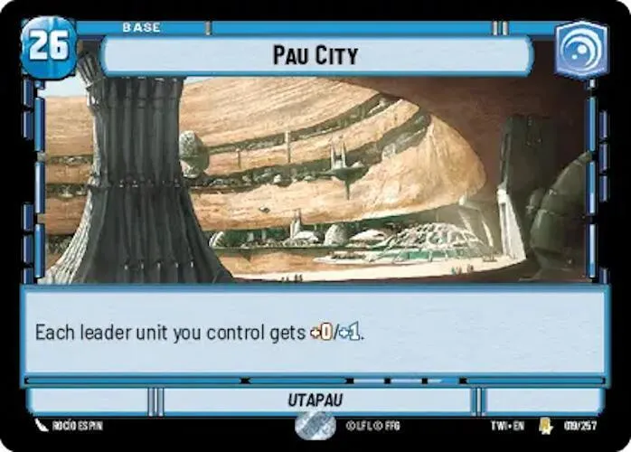 Pau City — Twilight of the Republic — Star Wars: Unlimited