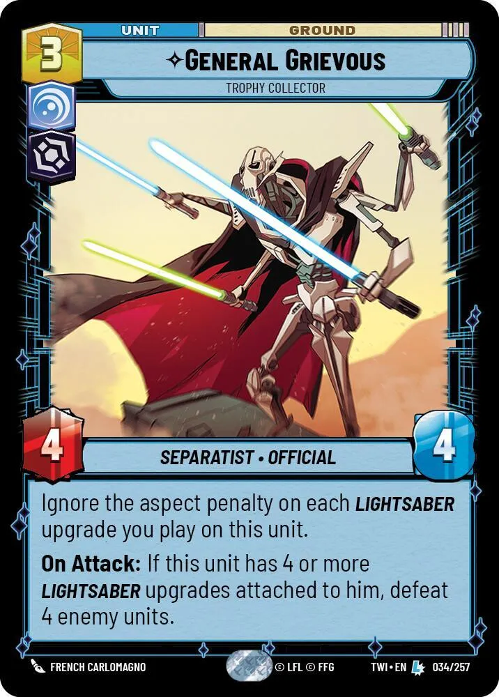 General Grievous - Trophy Collector — Twilight of the Republic — Star Wars: Unlimited