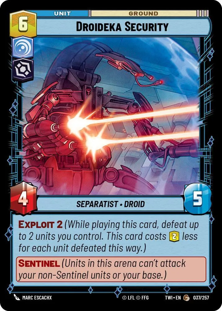 Droïdeka de Sécurité — Twilight of the Republic — Star Wars: Unlimited