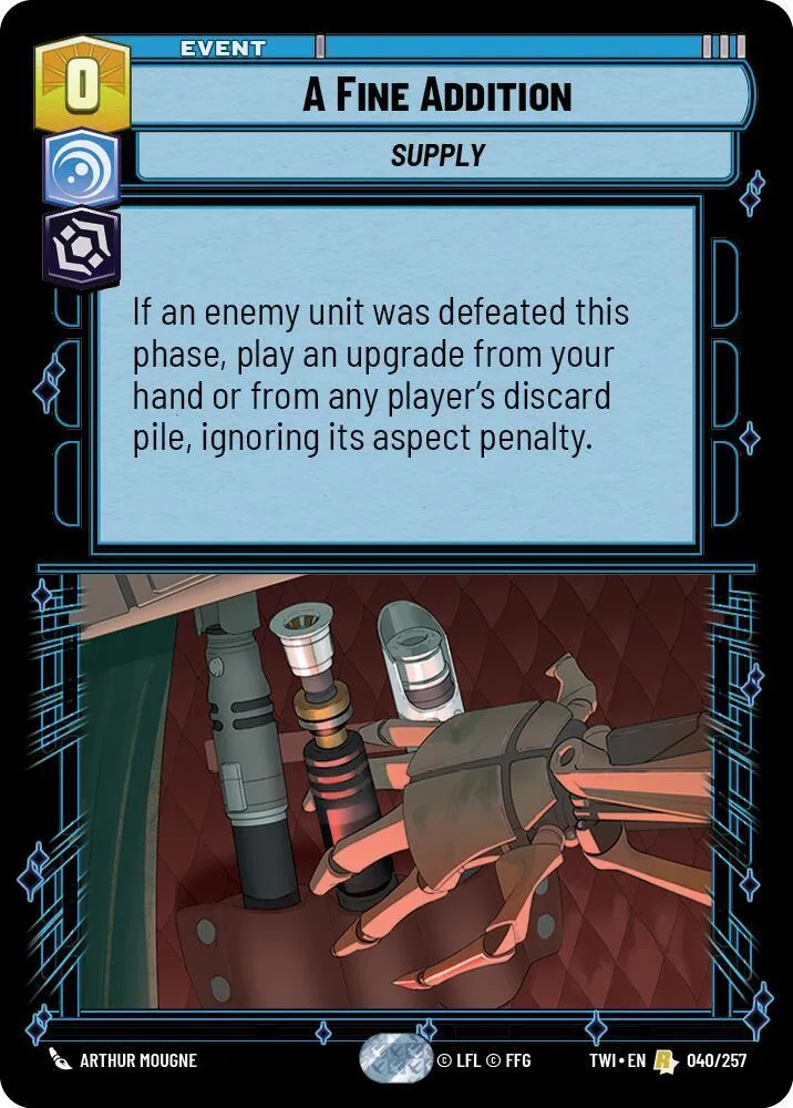 A Fine Addition — Twilight of the Republic — Star Wars: Unlimited
