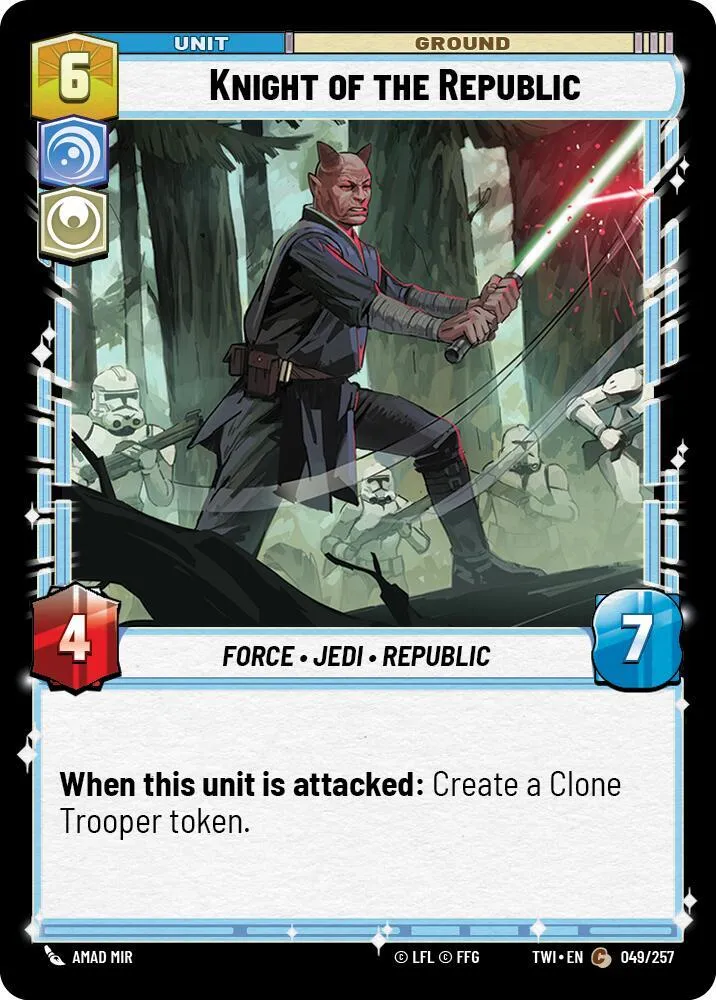 Knight of the Republic — Twilight of the Republic — Star Wars: Unlimited