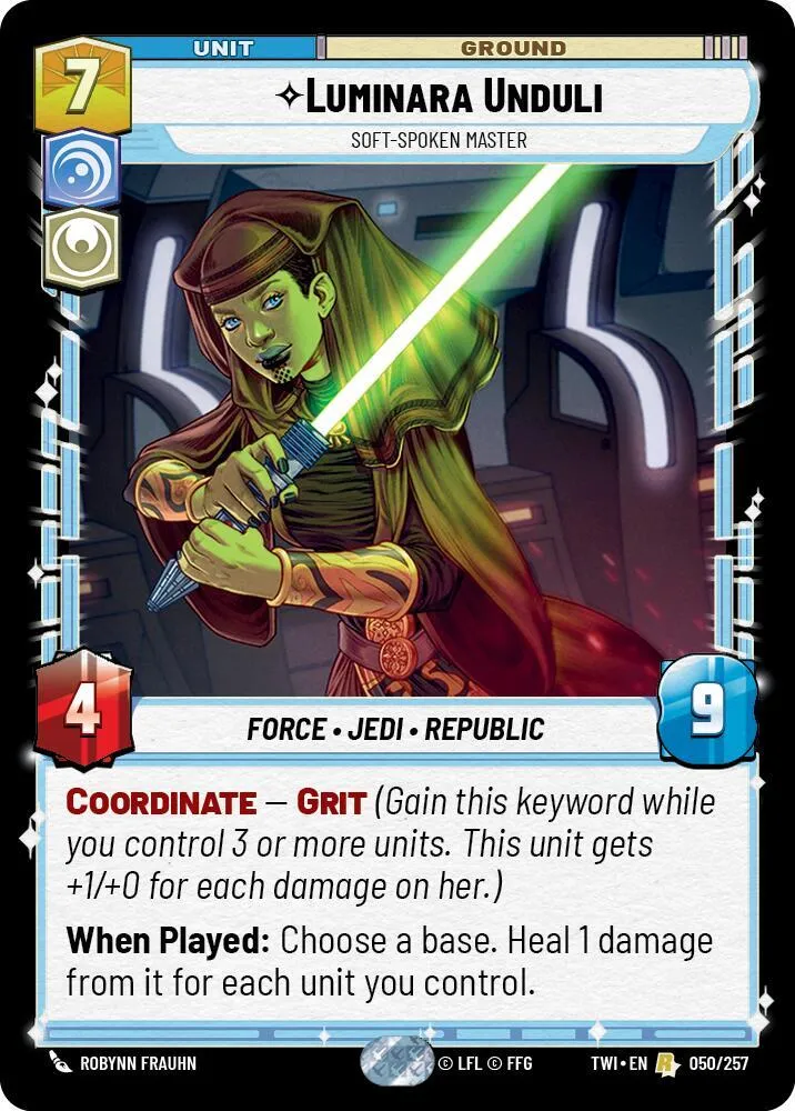 Luminara Unduli - Soft-Spoken Master — Twilight of the Republic — Star Wars: Unlimited