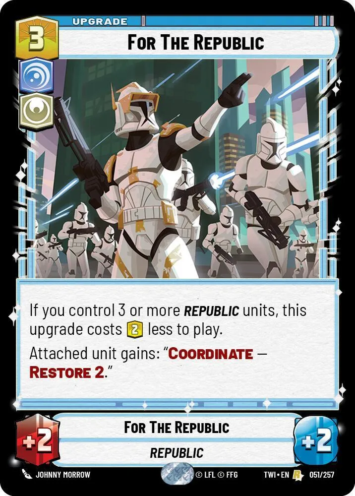 For The Republic — Twilight of the Republic — Star Wars: Unlimited