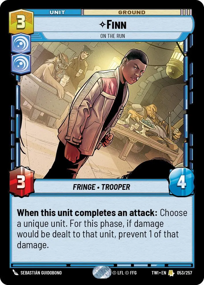 Finn - On the Run — Twilight of the Republic — Star Wars: Unlimited