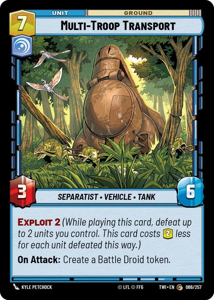 Transport Multi-Troupes — Twilight of the Republic — Star Wars: Unlimited