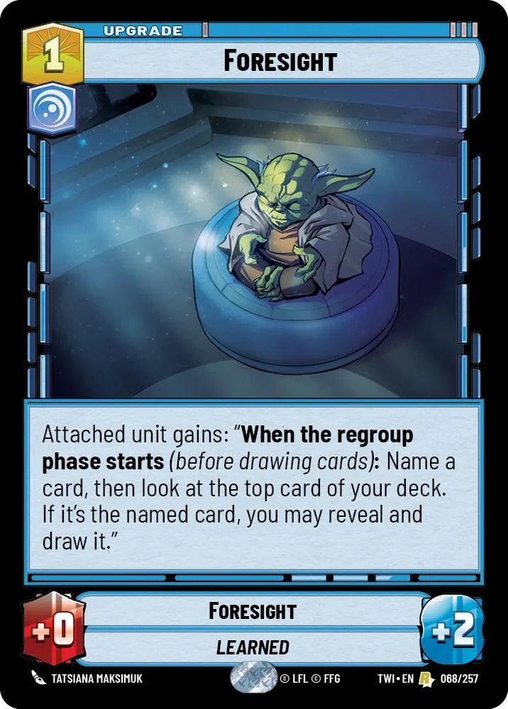 Foresight — Twilight of the Republic — Star Wars: Unlimited