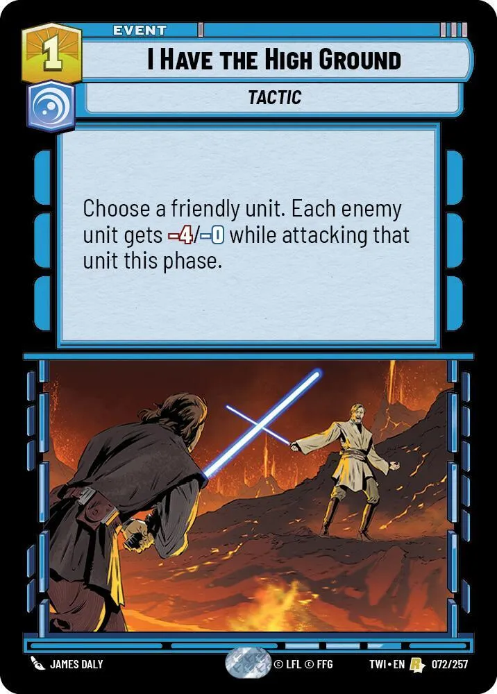 I Have The High Ground — Twilight of the Republic — Star Wars: Unlimited