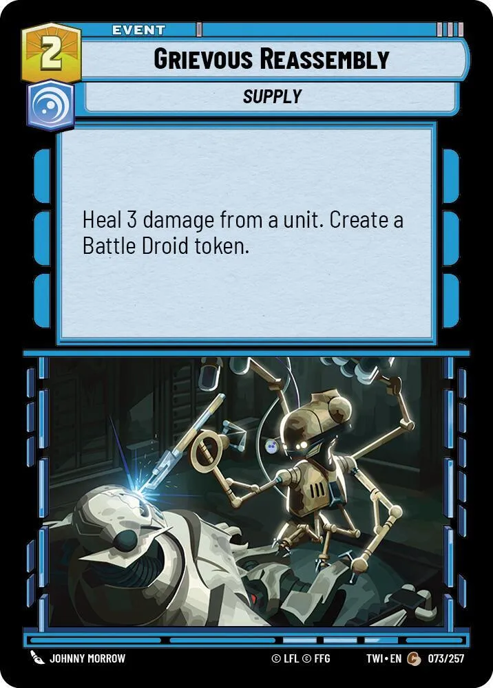 Grievous Reassembly from Twilight of the Republic - Star Wars: Unlimited
