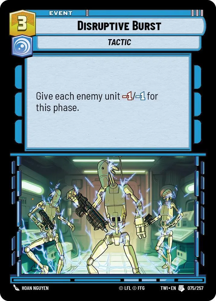 Explosion Disruptive — Twilight of the Republic — Star Wars: Unlimited
