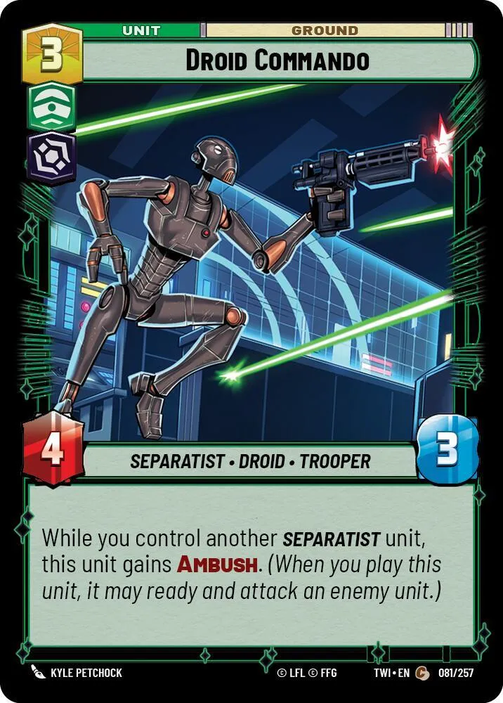 Commando Droïde — Twilight of the Republic — Star Wars: Unlimited