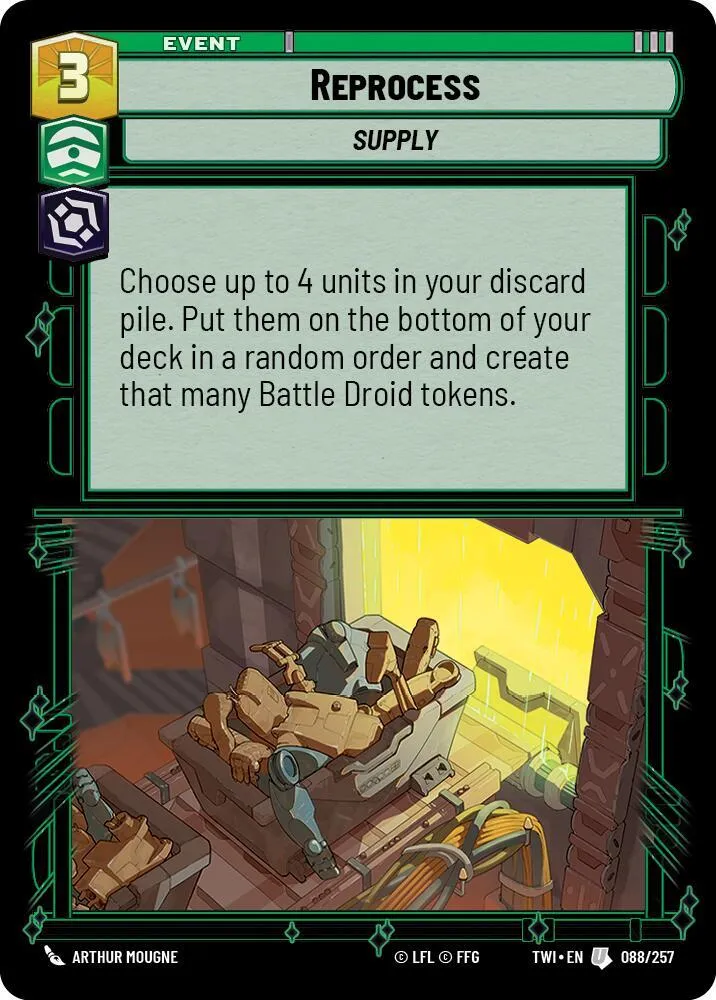 Retraitement — Twilight of the Republic — Star Wars: Unlimited