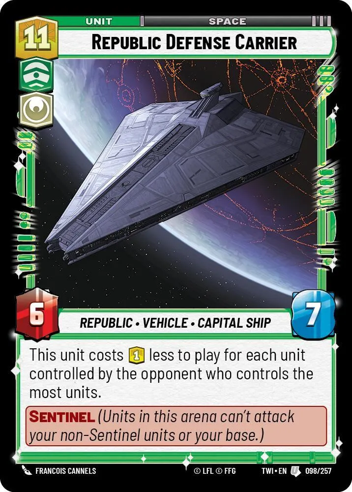 Transport de Défense de la République — Twilight of the Republic — Star Wars: Unlimited