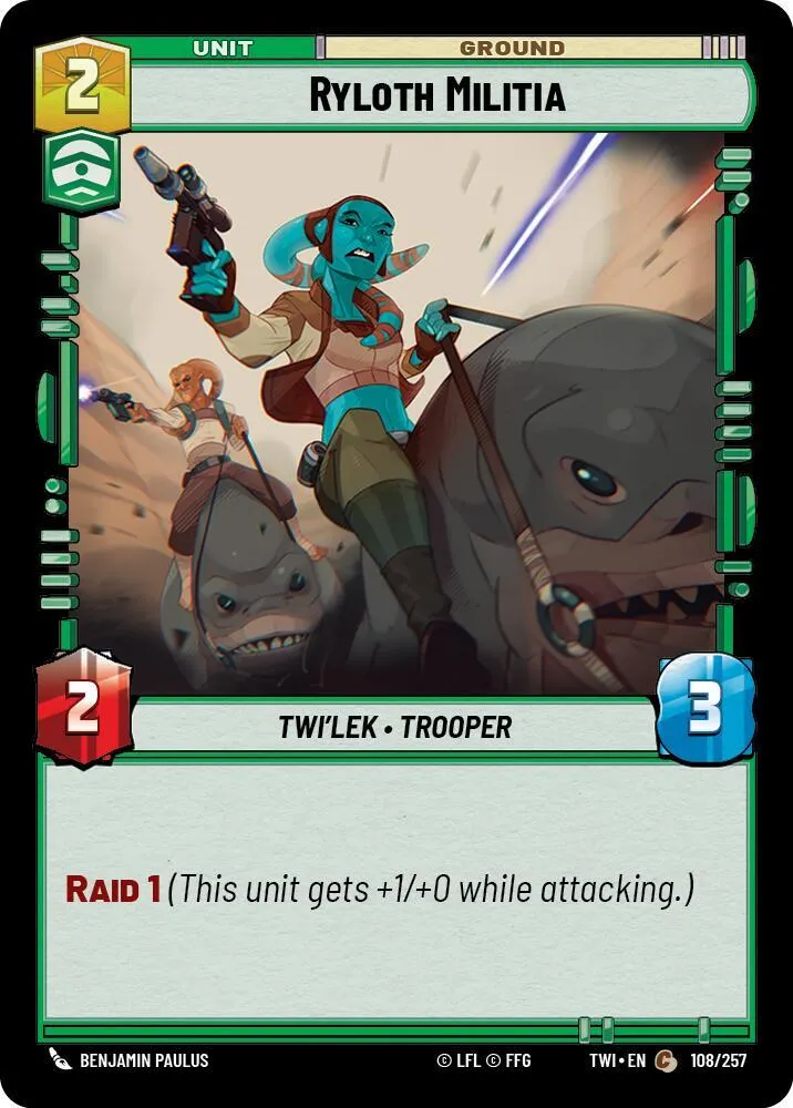 Milice de Ryloth — Twilight of the Republic — Star Wars: Unlimited